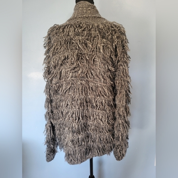 Minkpink X Urban Outfitters Fringe Knit Cardigan Small - Picture 2 of 11